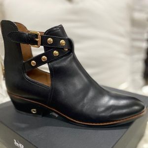 Danika Leather Ankle Boot-COACH